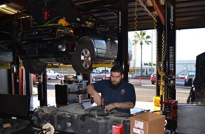 ASE Mechanic performs Engine Performance Tune Up San Antonio