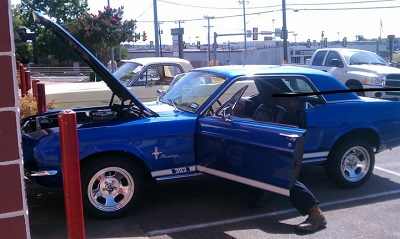 Car Repair on Ford Mustang Financed by CarCareOne Financing.