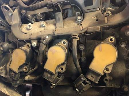 Ignition coil replacement for tune up on 07 Mercedes C230