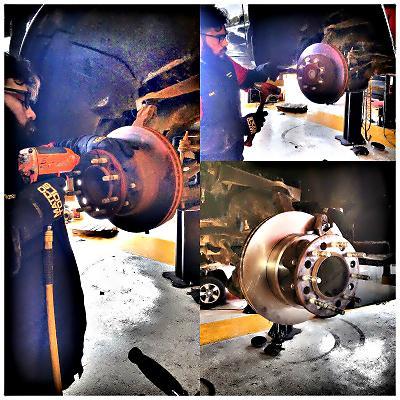 Replacing Brake Pads Rotors Calipers on 2012 Dodge Ram 3500 Diesel o