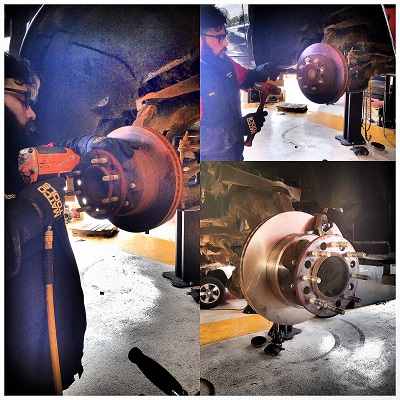 Replacing Brake Pads Rotors Calipers on 2012 Dodge Ram 3500 Diesel