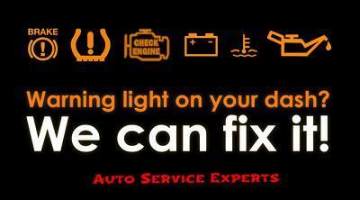 Vehicle Warning Light Diagnostics Repair San Antonio TX 78232