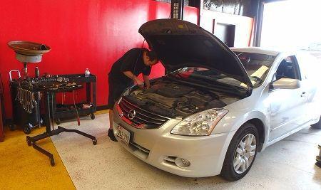 Engine Performance Repair on Nissan Altima at ASE San Antonio Auto Repair Shop