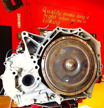 Honda Automatic Transmission Before being Rebuilt by Auto Service Experts