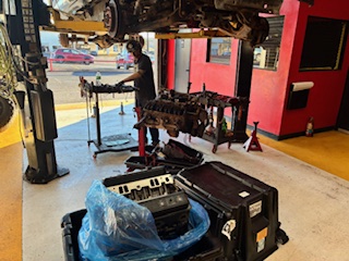 Engine Replacement on 57 Chevy Silverado in Hill Country Village at Auto Service Experts - Auto Repair San Antonio | Auto Service Experts Chevy