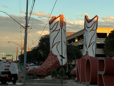 North Central San Antonios Famous Giant Boots Near Auto Service Experts - Auto Repair San Antonio | Auto Service Experts Famous Giant Boots of North Central San Antonio near Auto Service Experts.