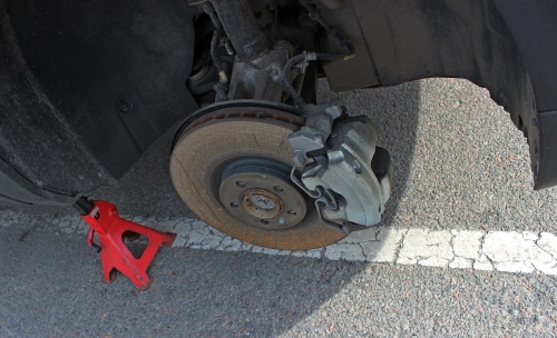 brake-caliper-replacement-san-antonio-auto-repair - Auto Repair San Antonio | Auto Service Experts Brake caliper replacement following confirmed hydraulic failure in San Antonio