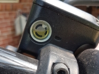 Auto-Service-Experts-Brake-Fluid-Reservoir-Sight-Glass-Level-Inspection-San-Antonio-TX - Auto Repair San Antonio | Auto Service Experts Brake fluid reservoir sight glass showing fluid level inspection during brake system diagnosis in San Antonio