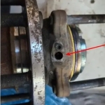 Auto-Service-Experts-Damaged-ABS-Tone-Ring-Cracked-Teeth - Auto Repair San Antonio | Auto Service Experts Cracked ABS tone ring interrupting signal pattern during brake inspection