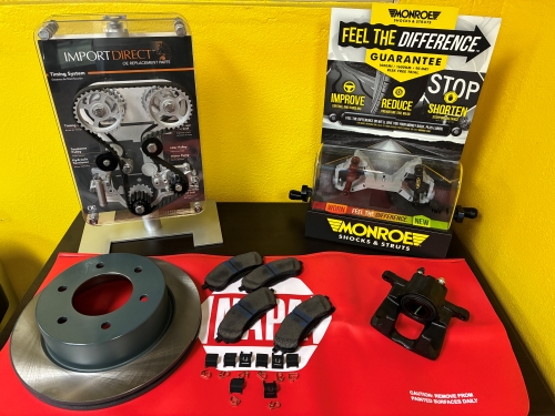 brake-rotor-pads-caliper-display-san-antonio-auto-service-experts – Auto Repair San Antonio | Auto Service Experts Brake rotor, brake pads, and caliper display at Auto Service Experts in San Antonio
