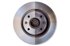 glazed-brake-rotor-surface-heat-damage-brake-repair-san-antonio - Auto Repair San Antonio | Auto Service Experts Glazed brake rotor surface showing heat damage during brake system inspection in San Antonio