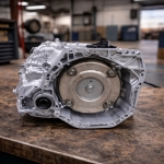 nissan-cvt7-cvt8-overheating-belt-pulley-wearjpg – Auto Repair San Antonio | Auto Service Experts Nissan & Infiniti CVT7 and CVT8 transmission system being evaluated for overheating at Auto Service Experts in San Antonio, showing early belt and pulley wear patterns under sustained load