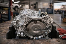 nissan-jf011e-cvt-fluid-service-shudder-fix – Auto Repair San Antonio | Auto Service Experts Nissan & Infiniti JF011E CVT being diagnosed for shudder at Auto Service Experts in San Antonio, with Carlos Rodriguez, Master Technician, reviewing CONSULT data showing belt slip caused by worn fluid